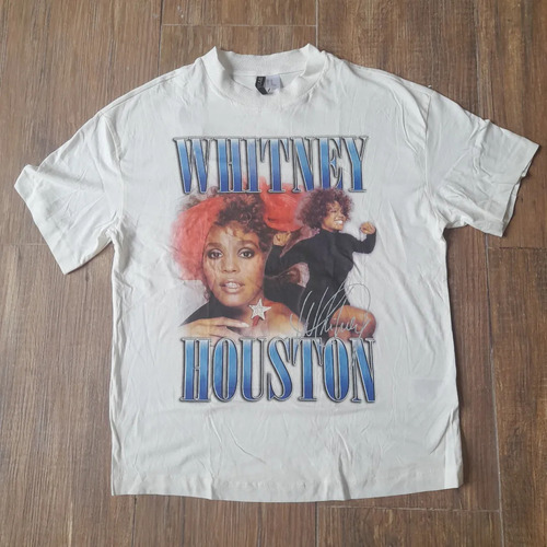 Remera H&m Talle Xs Oversize Whitney Houston