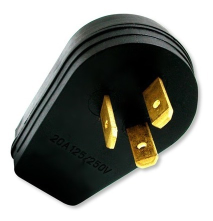 Enchufe Macho Angular Trifásico 3 Polos X 20amp 110v/220v