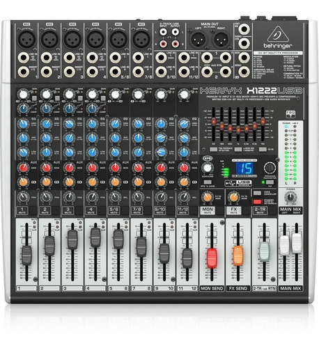 Mixer Consola Behringer Xenyx X1222usb Interfaz Grabacionusb