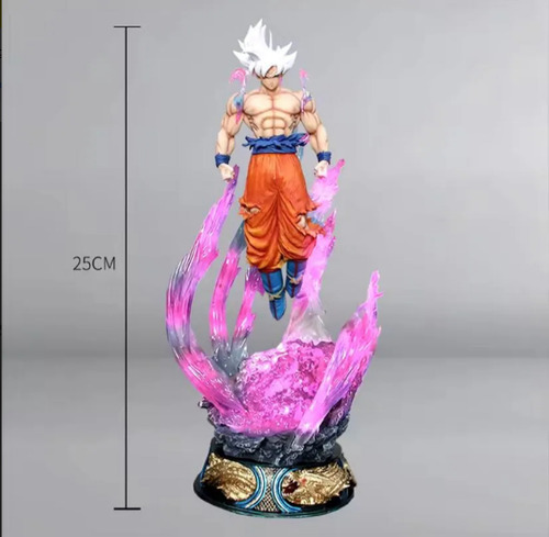 Boneco Com Aura De Led Goku Instinto Superior Dragon Ball