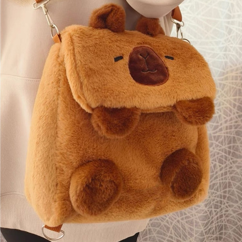 Mochila Capibara Mochila Backpack Carpicho Para Mujer Mochila Kawaii De Moda Mochila Bonita