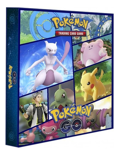Álbum Pokémon Para Cards Tipo Fichário - Pokémon Go