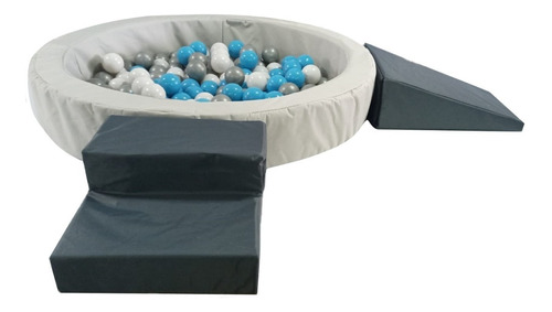 Alberca D Pelotas 120*20 Rampa+escalera +50 Pelotas D Regalo