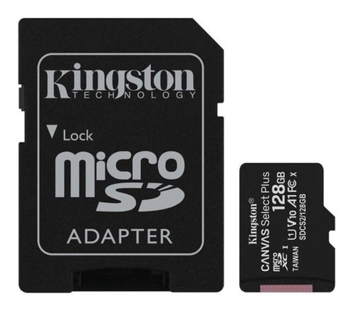 Tarjeta De Memoria Adaptador Microsdxc A Sd  128gb Kingston