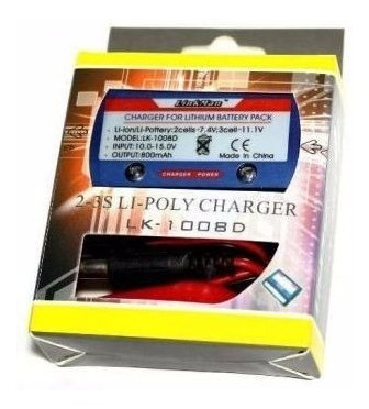Cargador Lipo De 7,4v Y 11,1v Helicoptero Auto Dron Avion