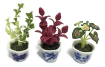 Comprar Juego De 3 Mini Rboles De Cermica Para Jardn De Hadas, Flore