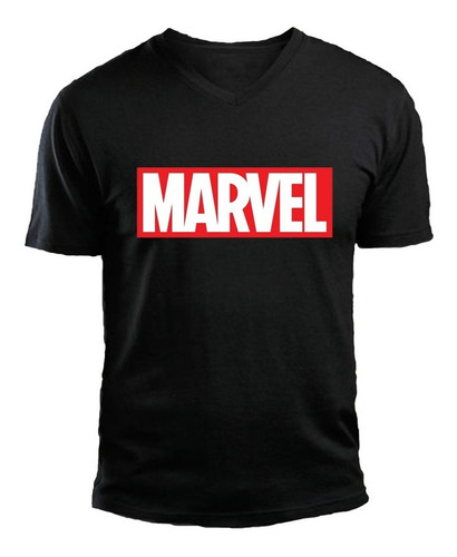 Playera Personalizada Superheroes Marvel Logo Diseño