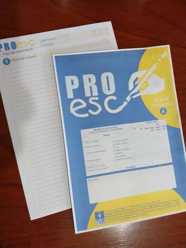 PROESC. Batería de Evaluación de los Procesos de Escritura