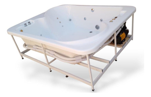 Jacuzzi Dúo 180x150 Deluxe 16jets 1,5hp Jardín Exterior Full