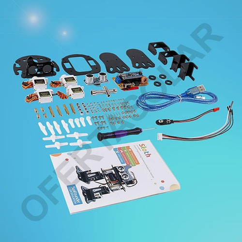 Robot Bipedo Sunfounder Diy 4dof Armable, Programable
