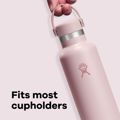 Botella De Agua Hydro Flask Standard De 620 Ml, Color Gris A