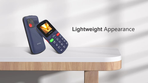 Celular Para Adultos Mayores Botón Pánico Sos Teclas Libre Negro/rojo/verde