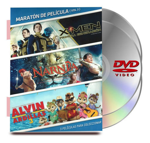 Dvd Pack Maratón Vol :3 X-men Primera Generaciób / Cr