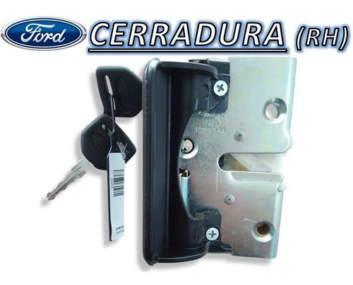 Imagen 3 de 4 de Cerradura Derecha Con Llave Ford Cargo 815-1721-4432-4532