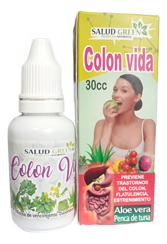 Colon Vida Gotas Orales Trata Problemas Del Colon - 30cc