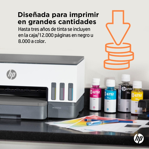 Impresora Multifuncional Hp Smart Tank 720 Tinta Continua Color Wi-fi Smart App Dúplex