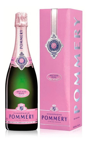 Champagne Pommery Rosé Francés Estuche Original