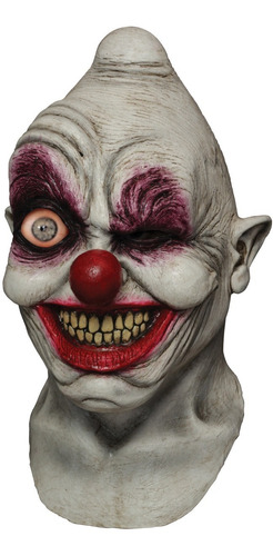 Máscara Para Halloween Payaso Ojo Loco Látex Horror
