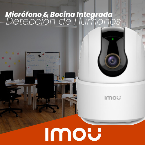 Camara Ip Imou Ranger 2c 4mp Pt Autotracking Audio Sirena