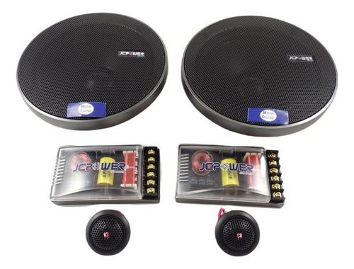 Set De Medios 6.5 PuLG Jc Power Rs-65c 400watts