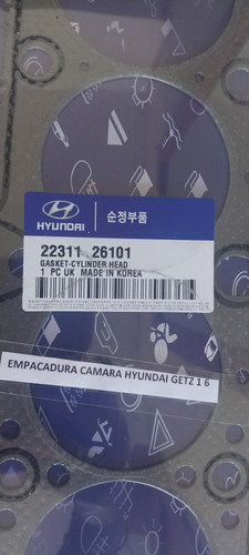Empacadura De Camara Hyundai Getz