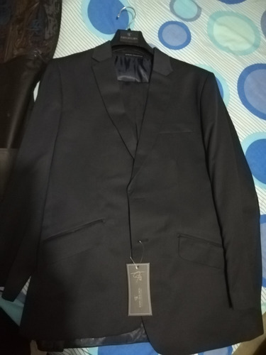 Terno John Holden Negro Saco Talla 42 Mas Pantalón 36 Y 38