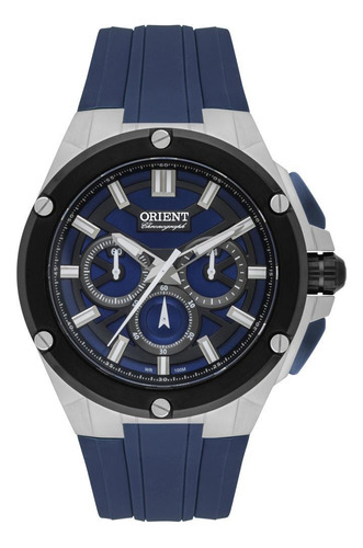 Relógios Orient Masculino Cronógrafo Prata Mbspc045 D1dx