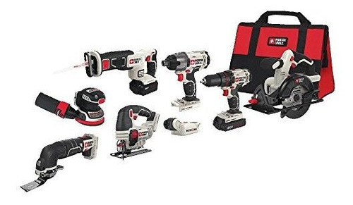 Portercable Pcck6118 20v Max Lithium Ion 8tool Combo Kit