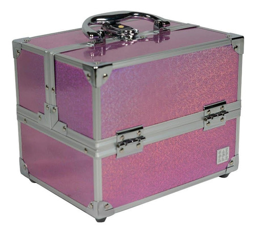 Caboodles Estuche De Maquillaje Para Mujer, Rosa Iridiscente