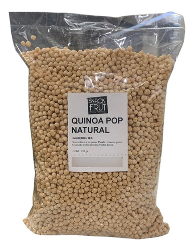 Quinoa Pop Natural 250 Gr - Snackfrut