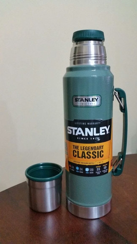 Termo Stanley Acero Inox Edic Clasica De 1 Lt Verde