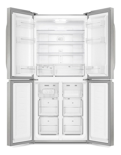 Imagen 2 de 5 de Nevecón inverter no frost Electrolux ERQU40E3HUS gris con freezer 401L 115V