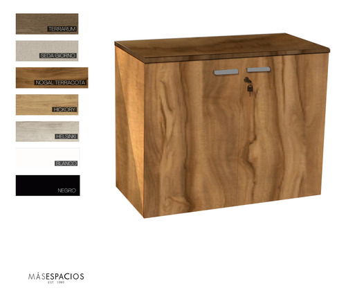 Mueble Biblioteca 90x35x75h C/ 1 Est. Dos Ptas./cerr. /c 