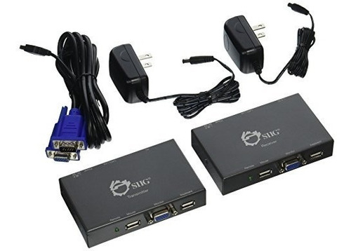 Extensor De Consola Kvm Usb Vga Siig Sobre Cat5