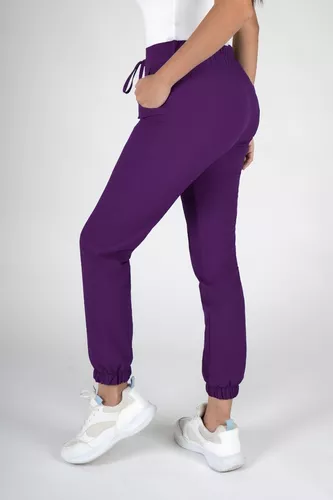 Pijama Quirurgica Jogger Antifluidos Mujer Morado