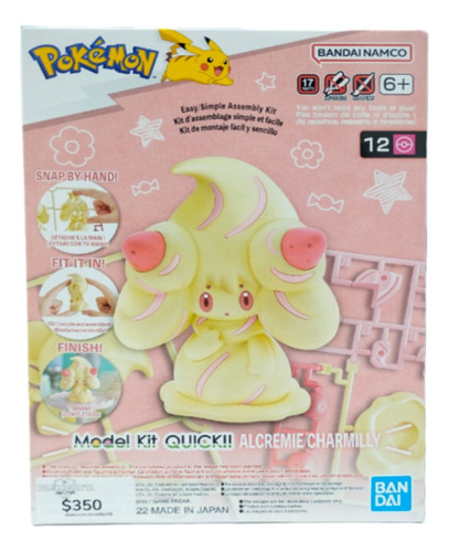 Bandai Pokémon Alcremie 12 Quick Model Kit