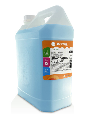 Suavizante De Ropa Exquisita Fragancia Celeste 10 Litros