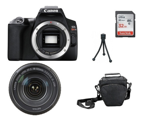 Kit Câmera Canon Sl3 18-135mm Is Usm 4k Wifi Garantia Sjuros