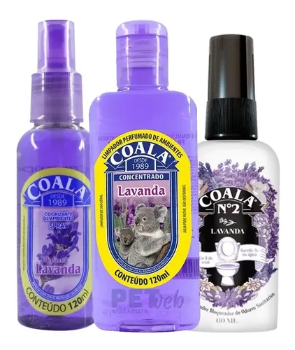 Kit Coala Aromatizante Spray Bloqueador De Odor | Parcelamento sem juros