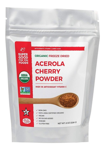 Acerola Super Good For You Foods - Unidad a $1213