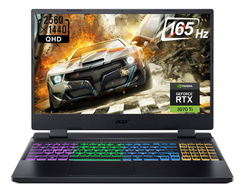 Laptop Gamer Acer Nitro 5 15.6'' Qhd R7 Rtx 3070ti 64gb 2tb