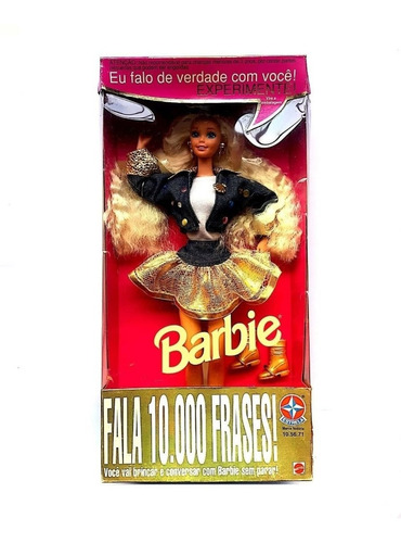 Boneca Barbie Fala 10.000 Frases  Estrela Rara Frete Grátis