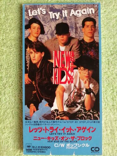 Eam Cd Single New Kids On The Block Let's Try It Again 1990