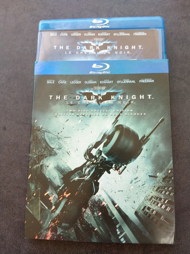 Blu Ray Batman Dark Knight Rises Dvd 3 Disc Cover 