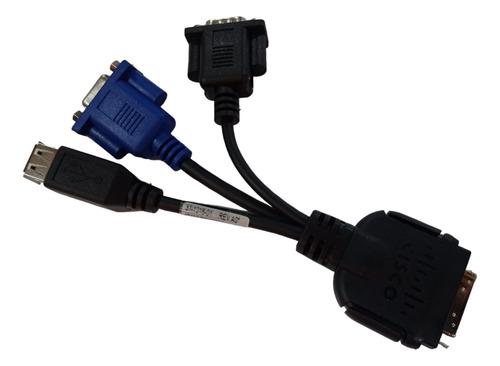 Cabo Kvm Cisco Ucs Blade Dongle Vga Usb Db9 Serial Preto
