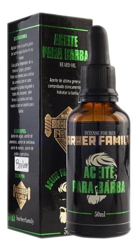 Aceite Para Barba Barber Family Hidratación Limpieza