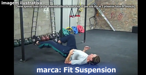 Imagem 8 de 10 de Escada De Suspensão Fit Suspension Tipo Trx Treino De Força