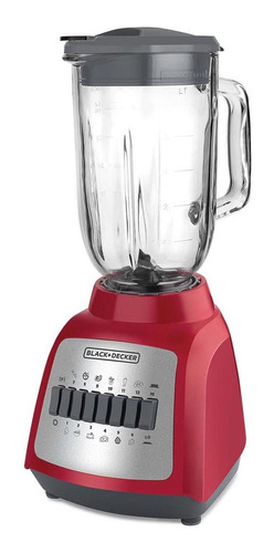Licuadora Black And Decker Durapro 12 Vel Blbd210gr Color Rojo
