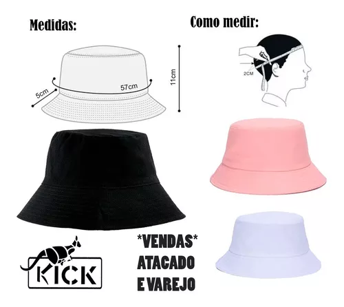 Chapéu Bucket Hat Naruto Akatsuki Nuvem Vermelha - Rosa