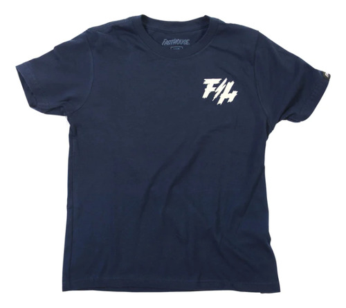 Polera Niño High Roller Fasthouse Talla: Mcolor: Azul